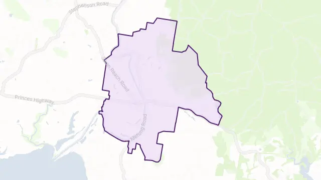 Swan Reach Area Boundary Map