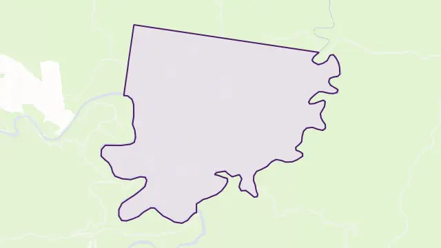 Tabberabbera Area Boundary Map