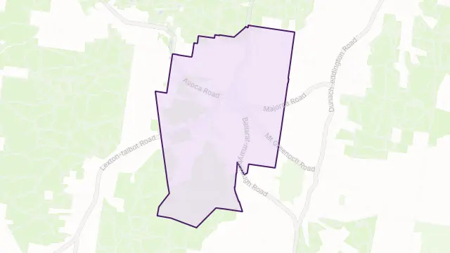 Talbot Area Boundary Map