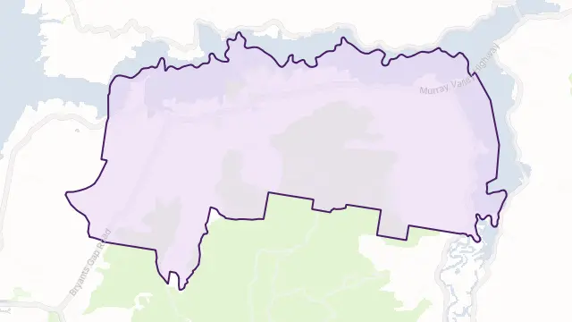 Tallangatta Area Boundary Map