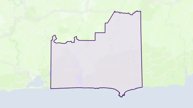 Tamboon Area Boundary Map