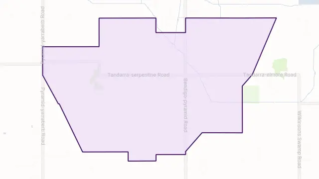 Tandarra Area Boundary Map