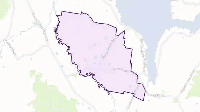 Tangambalanga Area Boundary Map