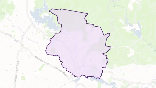 Tanjil South Area Boundary Map