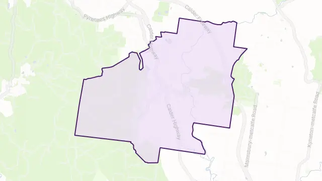 Taradale Area Boundary Map