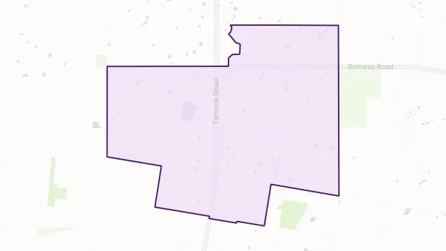 Tarnook Area Boundary Map