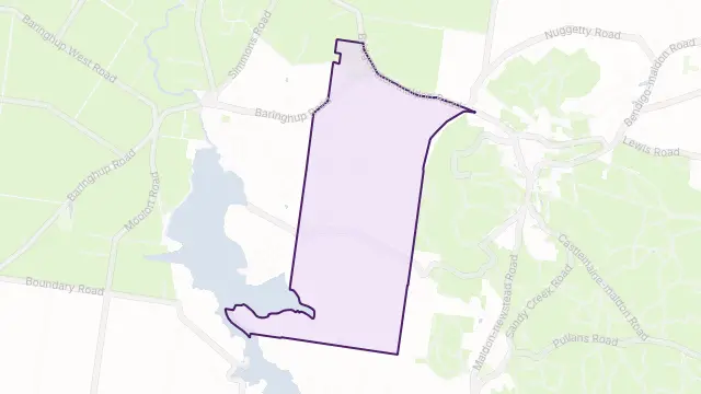 Tarrengower Area Boundary Map