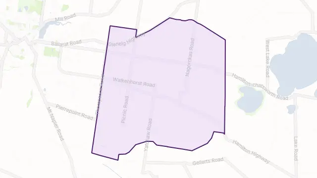 Tarrington Area Boundary Map