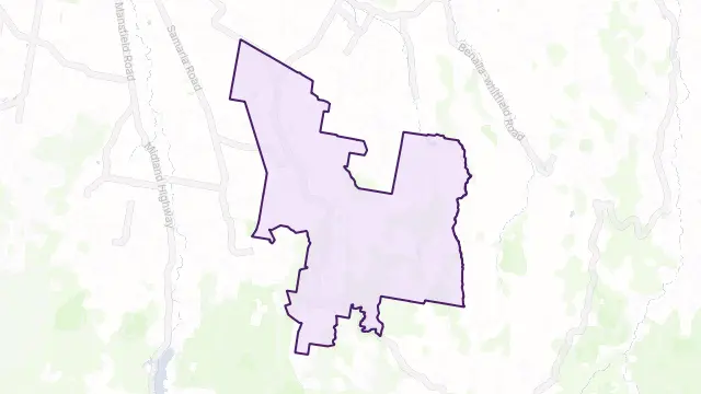 Tatong Area Boundary Map