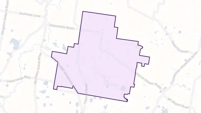 Tatyoon Area Boundary Map