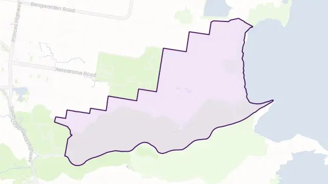 The Heart Area Boundary Map