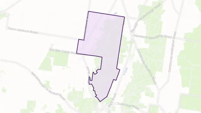 Timor Area Boundary Map