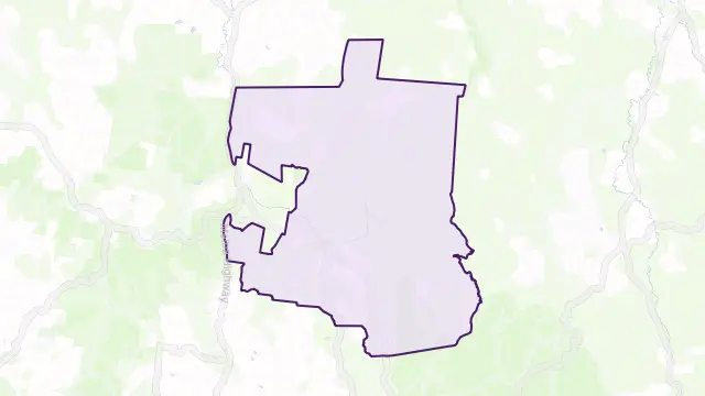 Toolangi Area Boundary Map