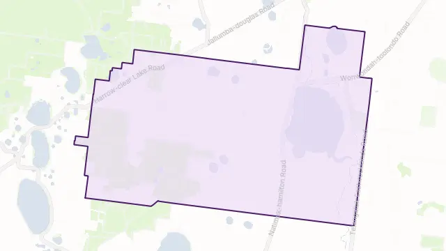 Toolondo Area Boundary Map