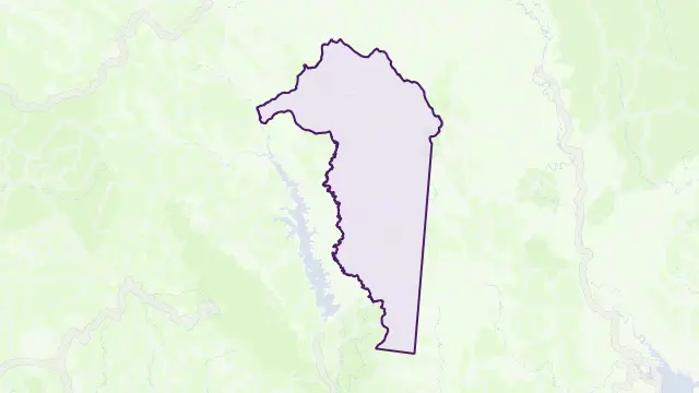 Toombon Area Boundary Map