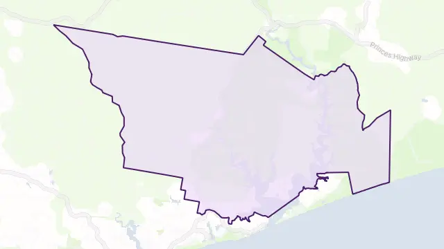 Toorloo Arm Area Boundary Map