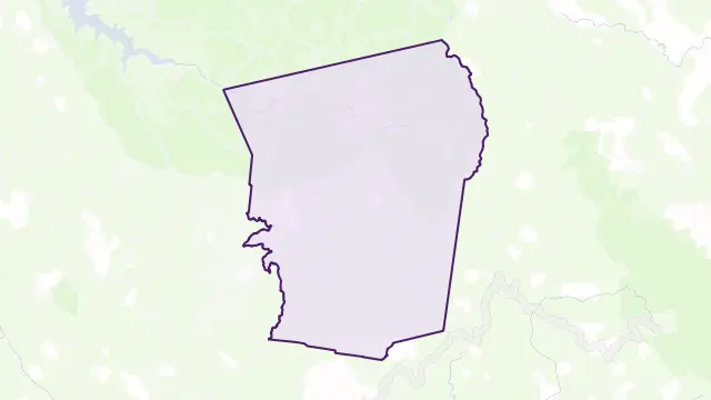 Toorongo Area Boundary Map