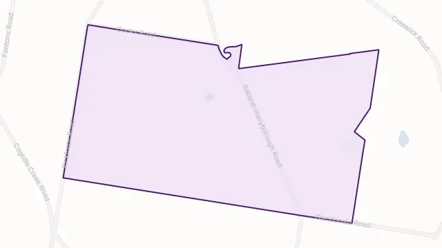 Tourello Area Boundary Map