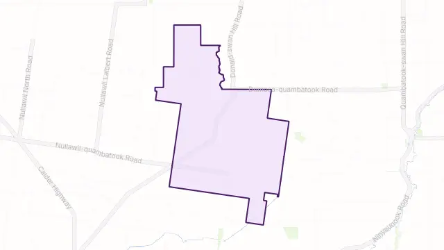 Towaninny Area Boundary Map