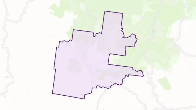 Trida Area Boundary Map