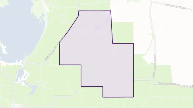 Tyrrell Area Boundary Map