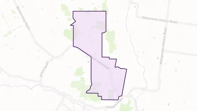 Upper Lurg Area Boundary Map