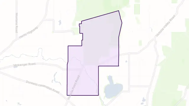 Victoria Point Area Boundary Map