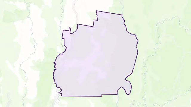 W Tree Area Boundary Map