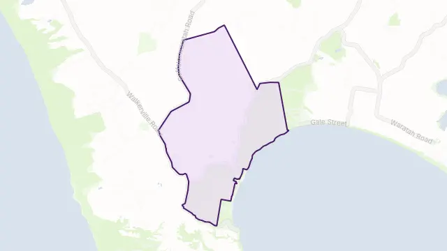 Walkerville Area Boundary Map