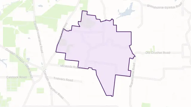 Wallacedale Area Boundary Map