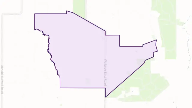 Wallaloo East Area Boundary Map