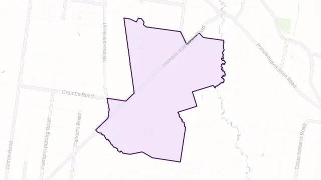 Wallinduc Area Boundary Map