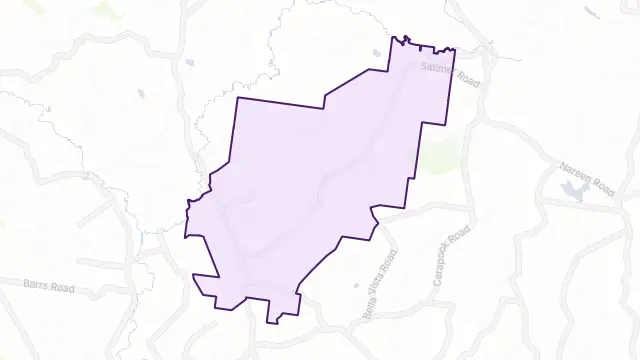 Wando Vale Area Boundary Map