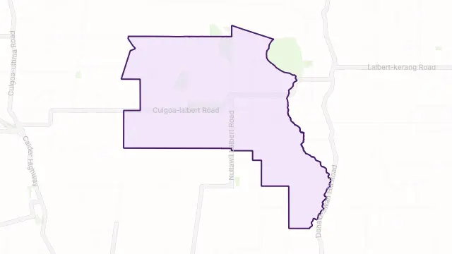 Wangie Area Boundary Map