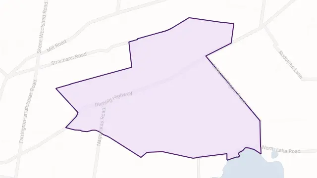 Warrayure Area Boundary Map