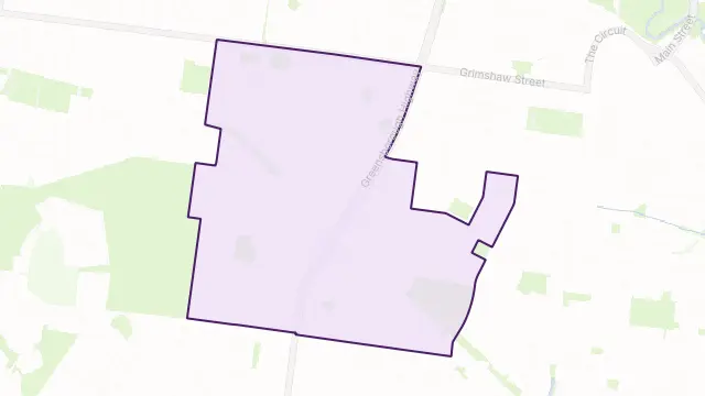 Watsonia Area Boundary Map