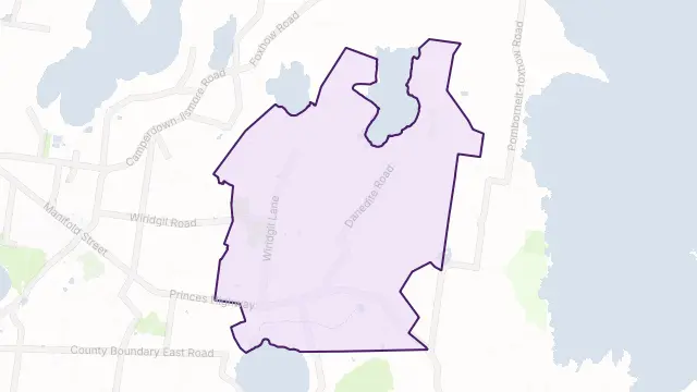 Weerite Area Boundary Map