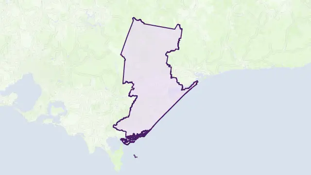 Wellington Council Area Boundary Map