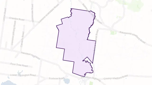 Werneth Area Boundary Map
