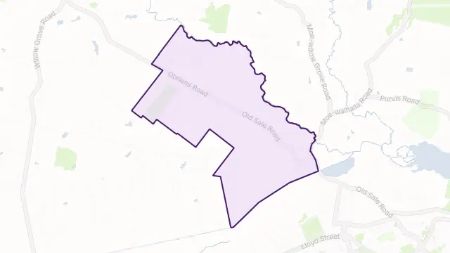 Westbury Area Boundary Map