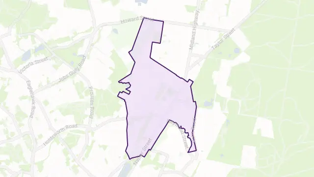 White Hills Area Boundary Map