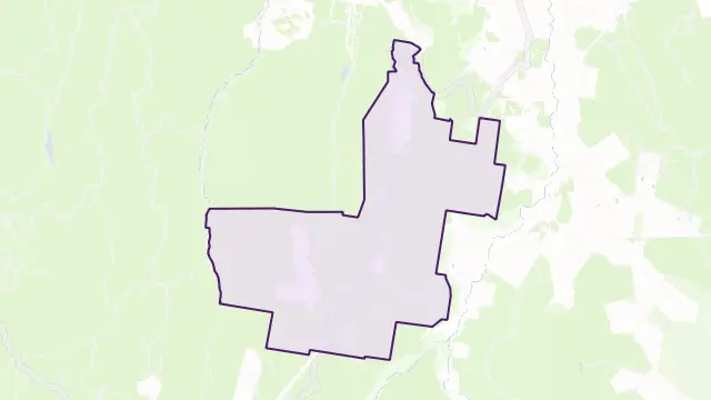 Whitlands Area Boundary Map