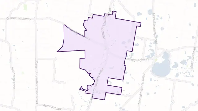 Wickliffe Area Boundary Map