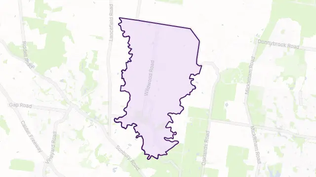 Wildwood Area Boundary Map