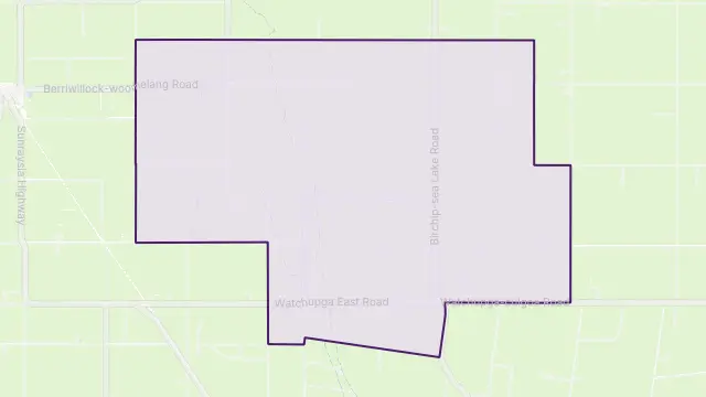 Willangie Area Boundary Map