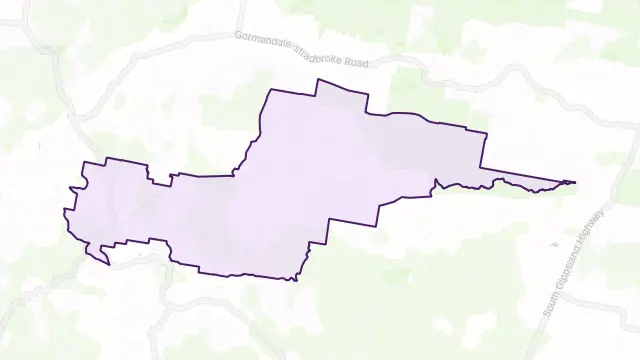 Willung South Area Boundary Map