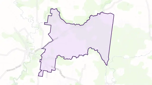 Winnap Area Boundary Map