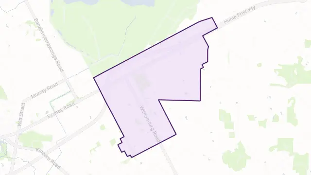 Winton Area Boundary Map