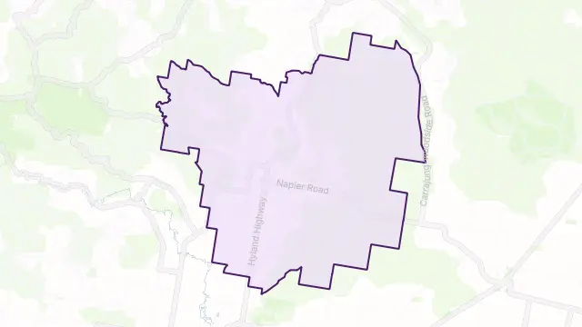 Won Wron Area Boundary Map