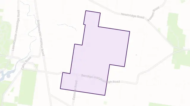 Woodstock West Area Boundary Map